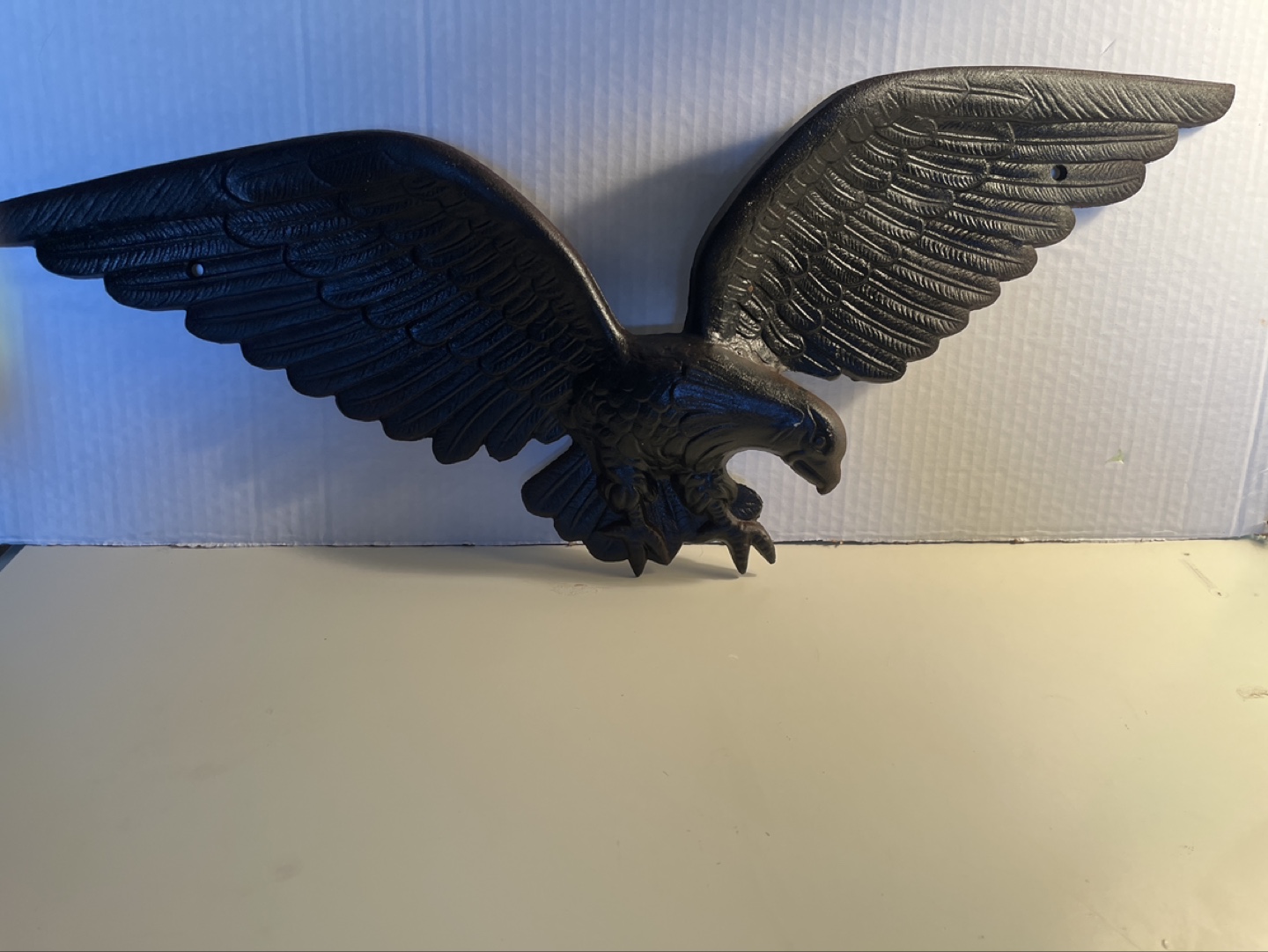 Cast iron bald eagle