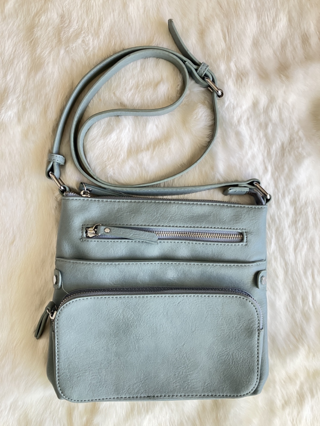 Beautiful Sage Green Crossbody bag