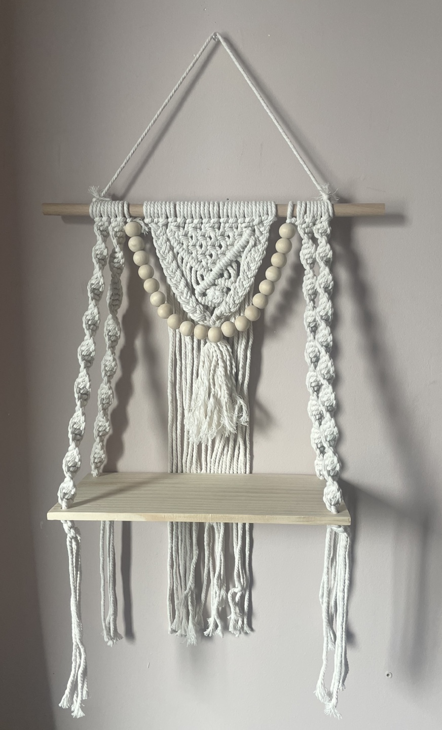 Wall Shelf with Wooden Beads - photo 2