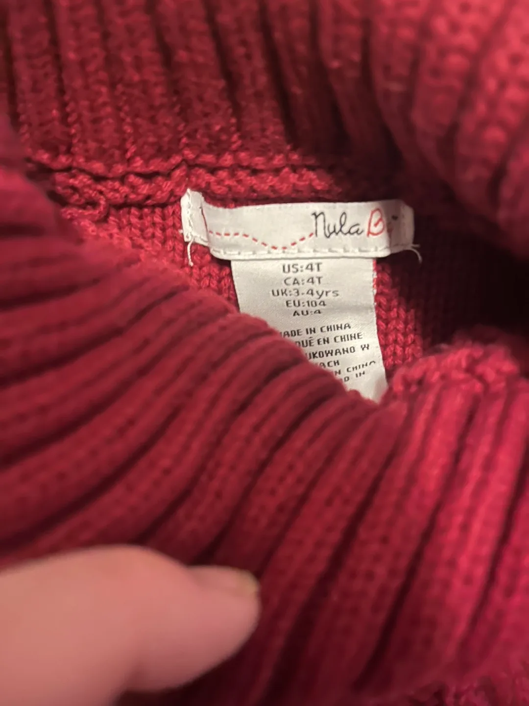 Nula-B & Little English Girl's Plaid Dress & Turtleneck Sweater image indicator(4)