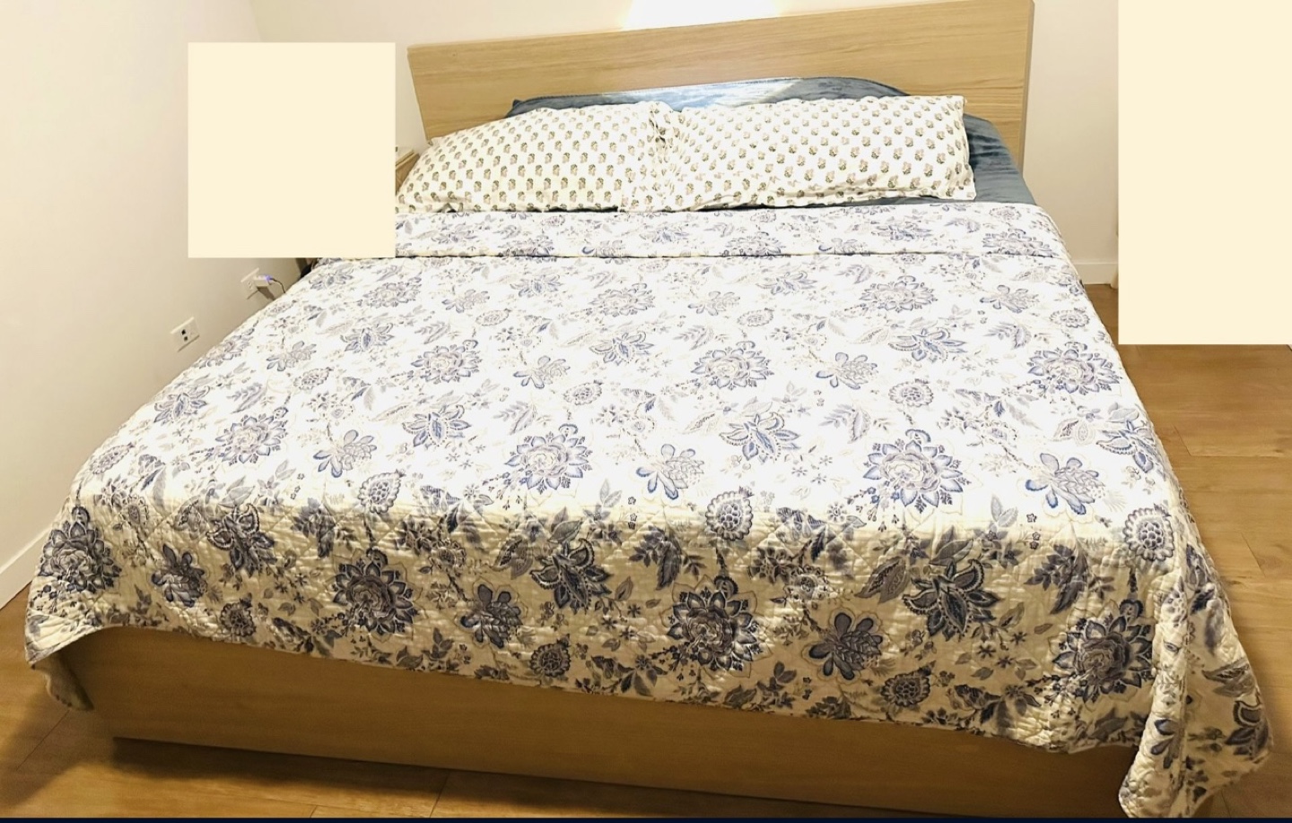 King Size Bed Frame with Storage and Mattress– Like New! - photo 4