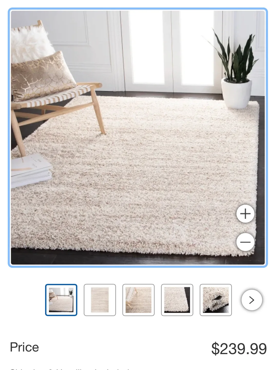 Ikea Grey Shag Rug image indicator(4)