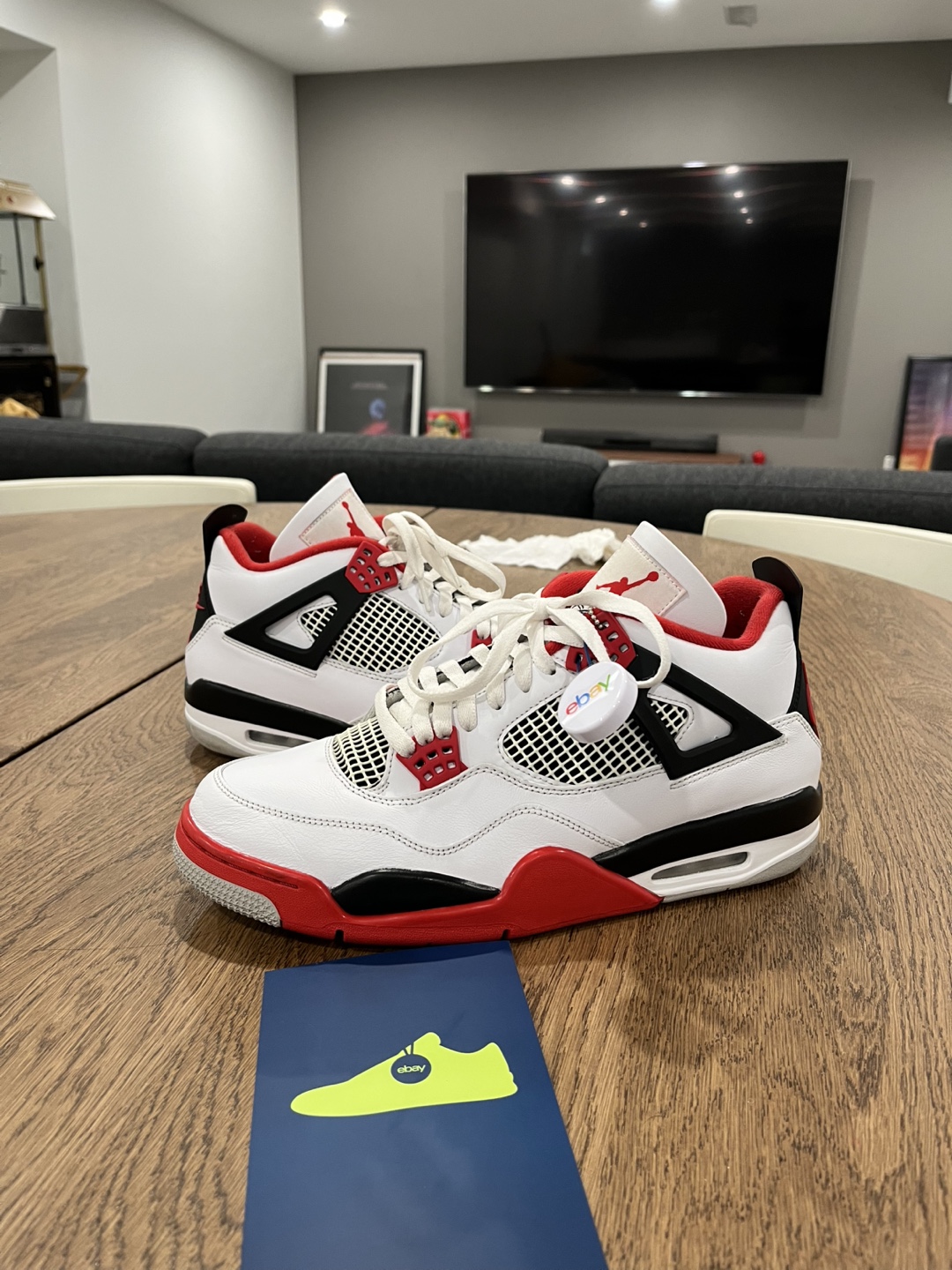 Jordam 4 Fire Red Size 12