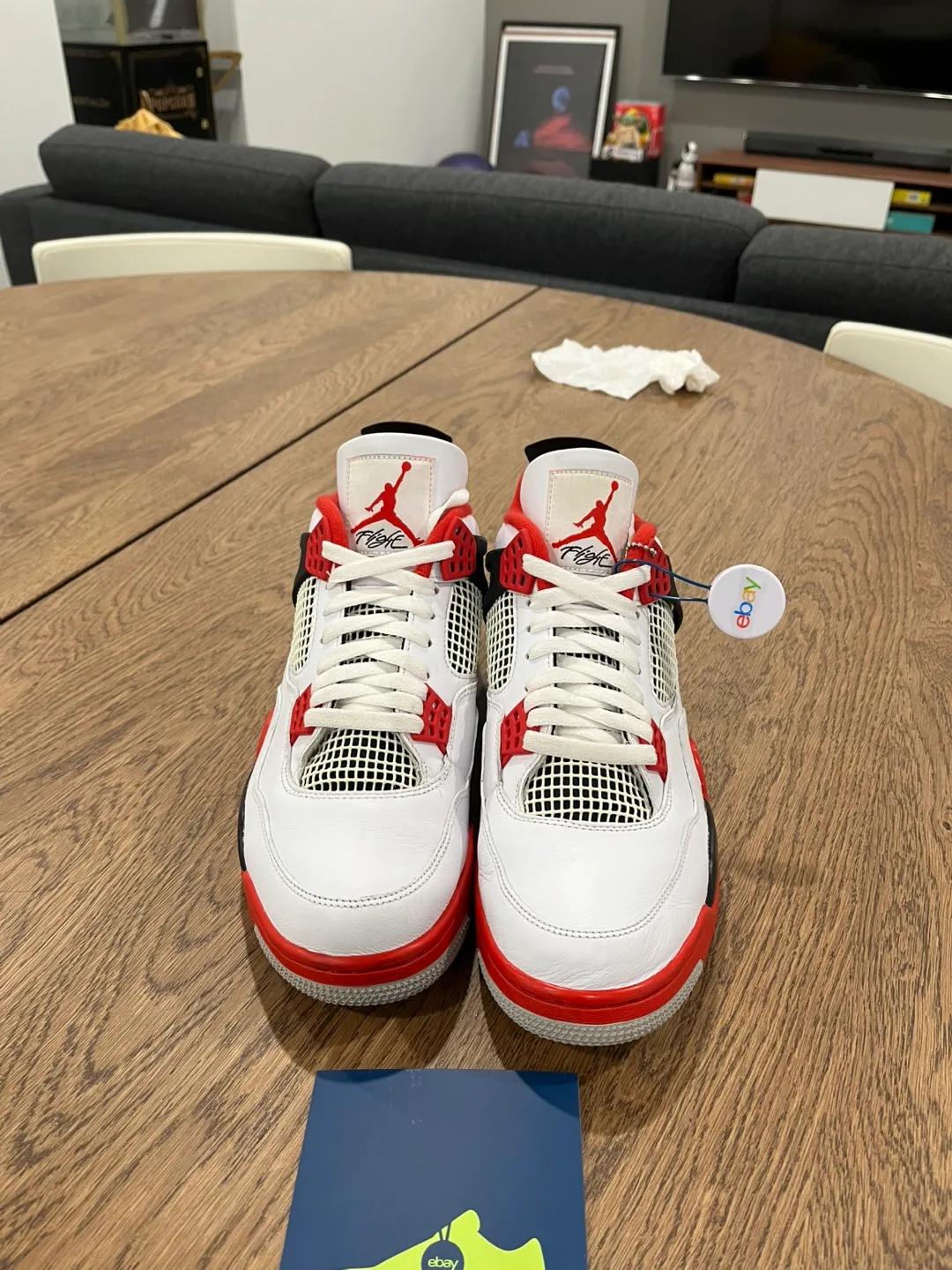 Jordam 4 Fire Red Size 12 image indicator(2)