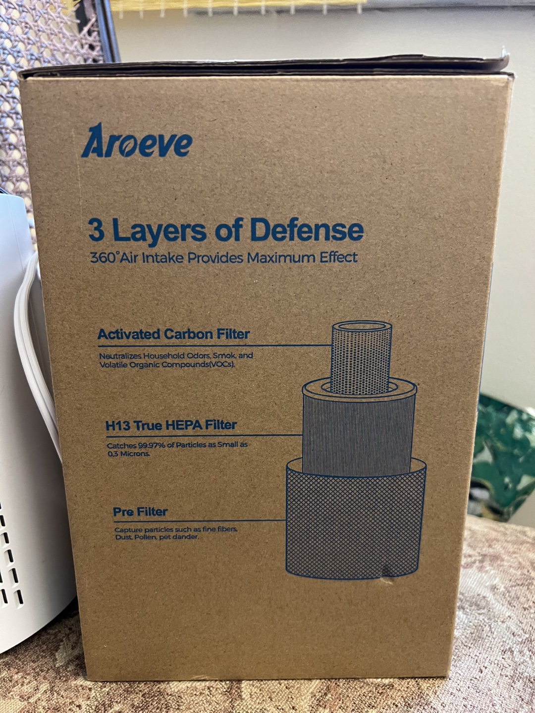 Aroeve MK01 True HEPA Air Purifier - photo 4