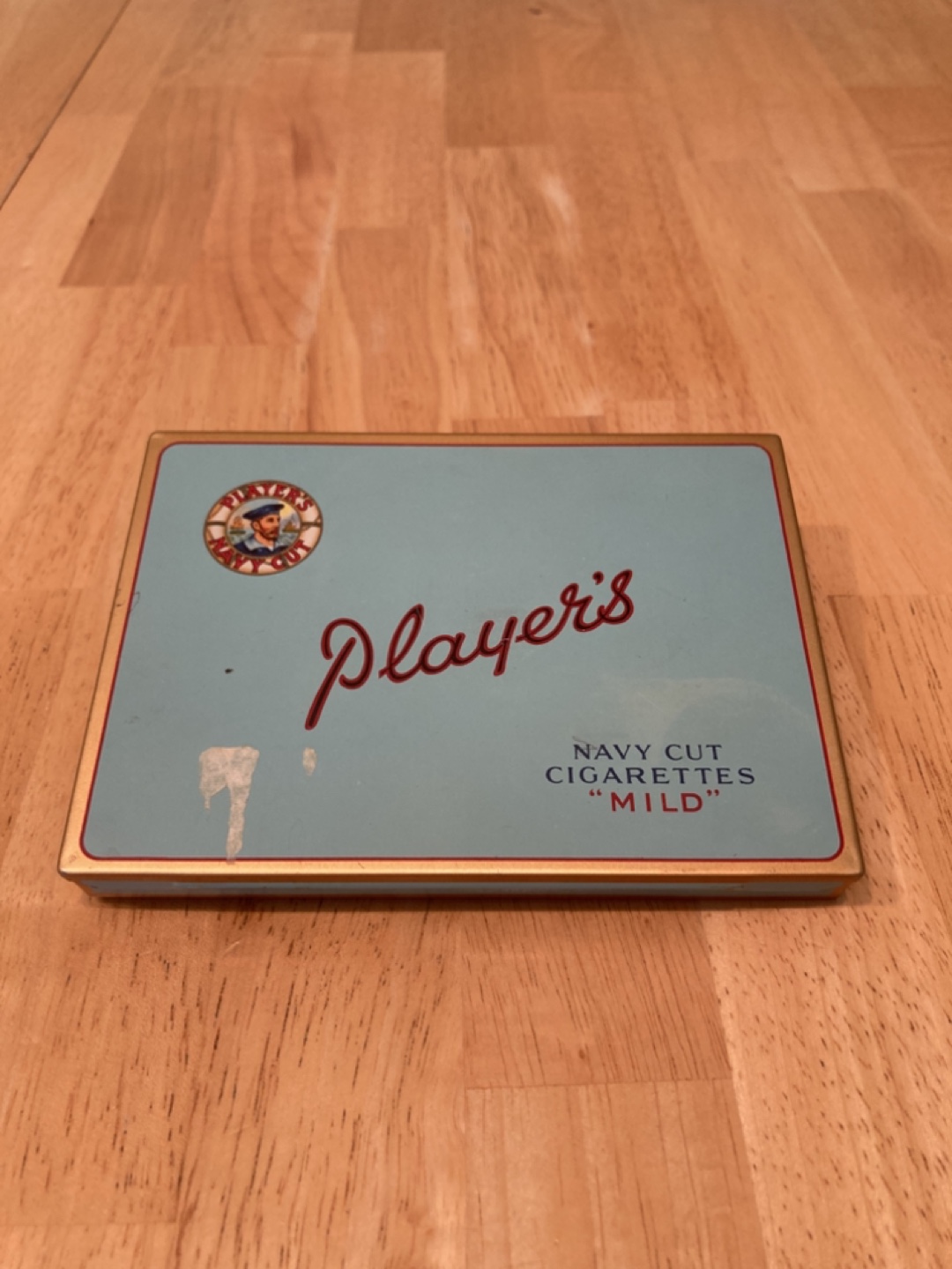 Vintage “Flat 50” cigarette tin (1950’s) - photo 3