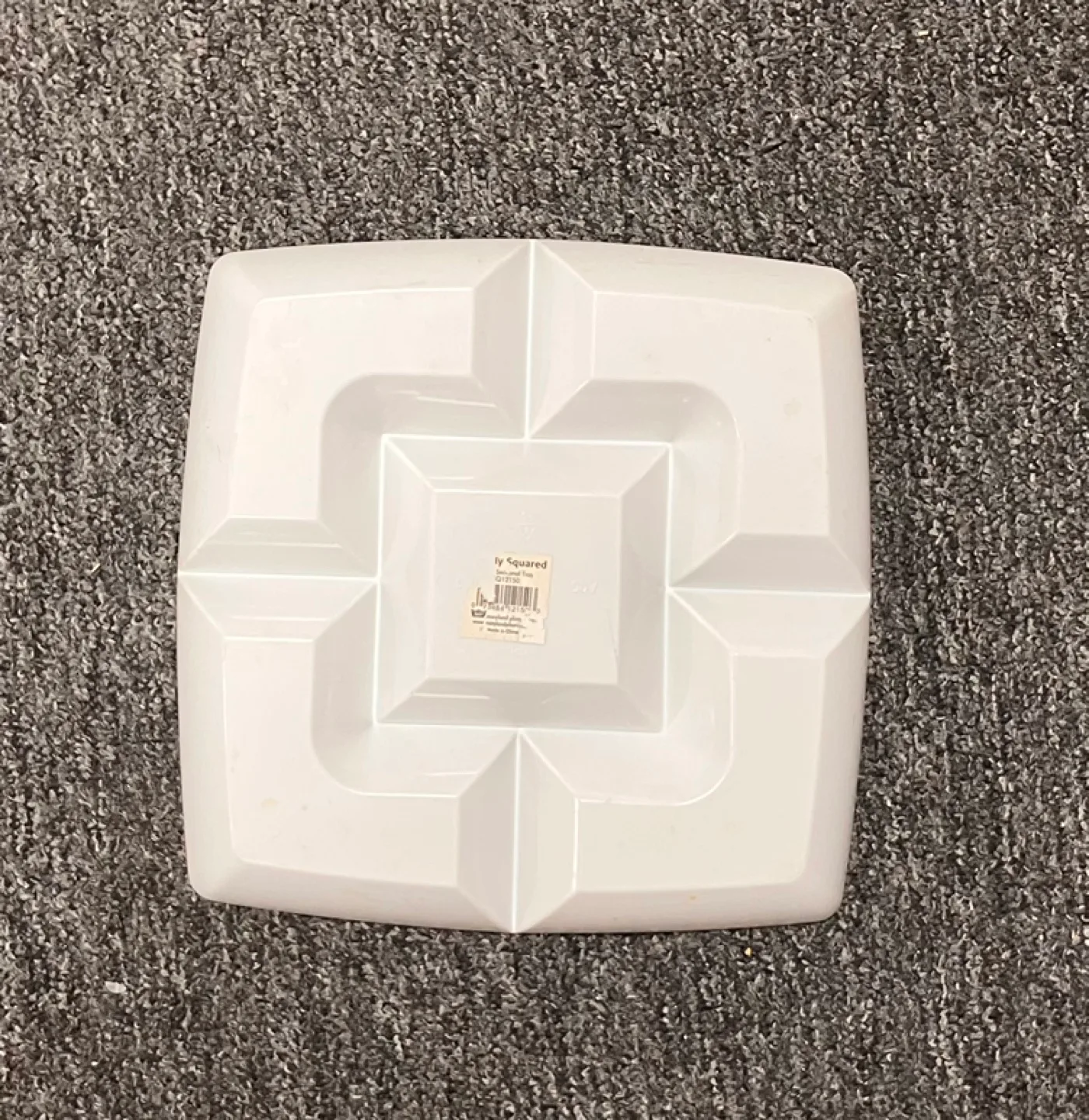 White Square Divided Serving Platter image indicator(2)