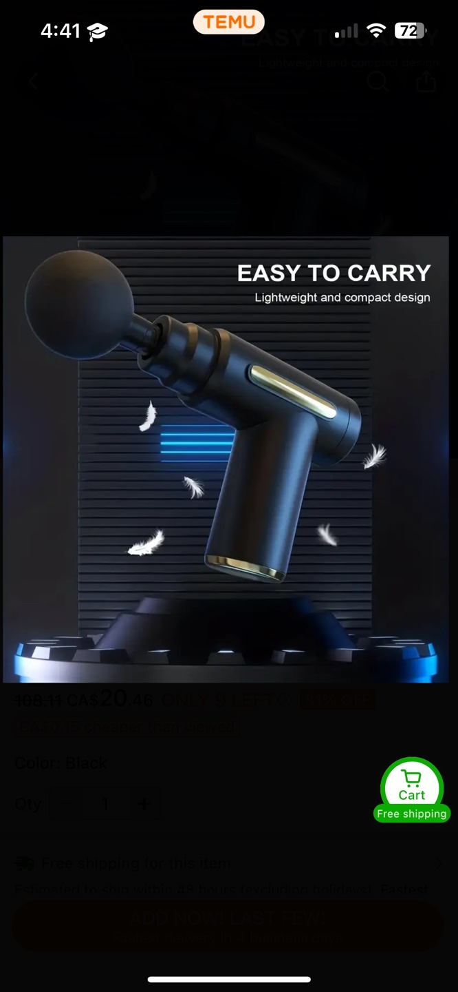 Portable Massage Gun with Multiple Heads - photo 2