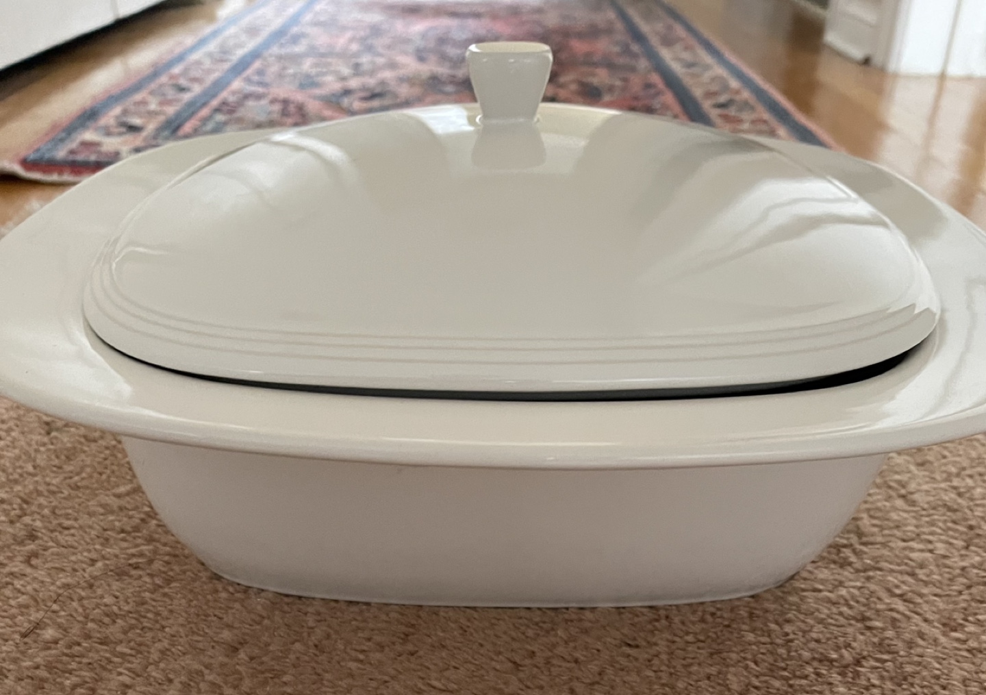 George Home White Covered Casserole Dish - photo 2