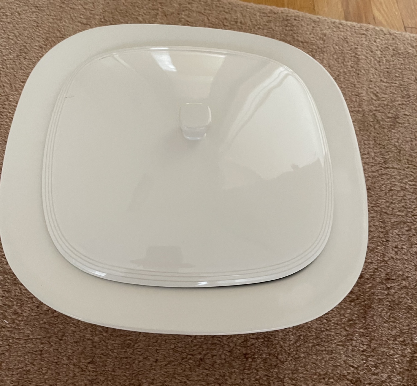 George Home White Covered Casserole Dish - photo 3