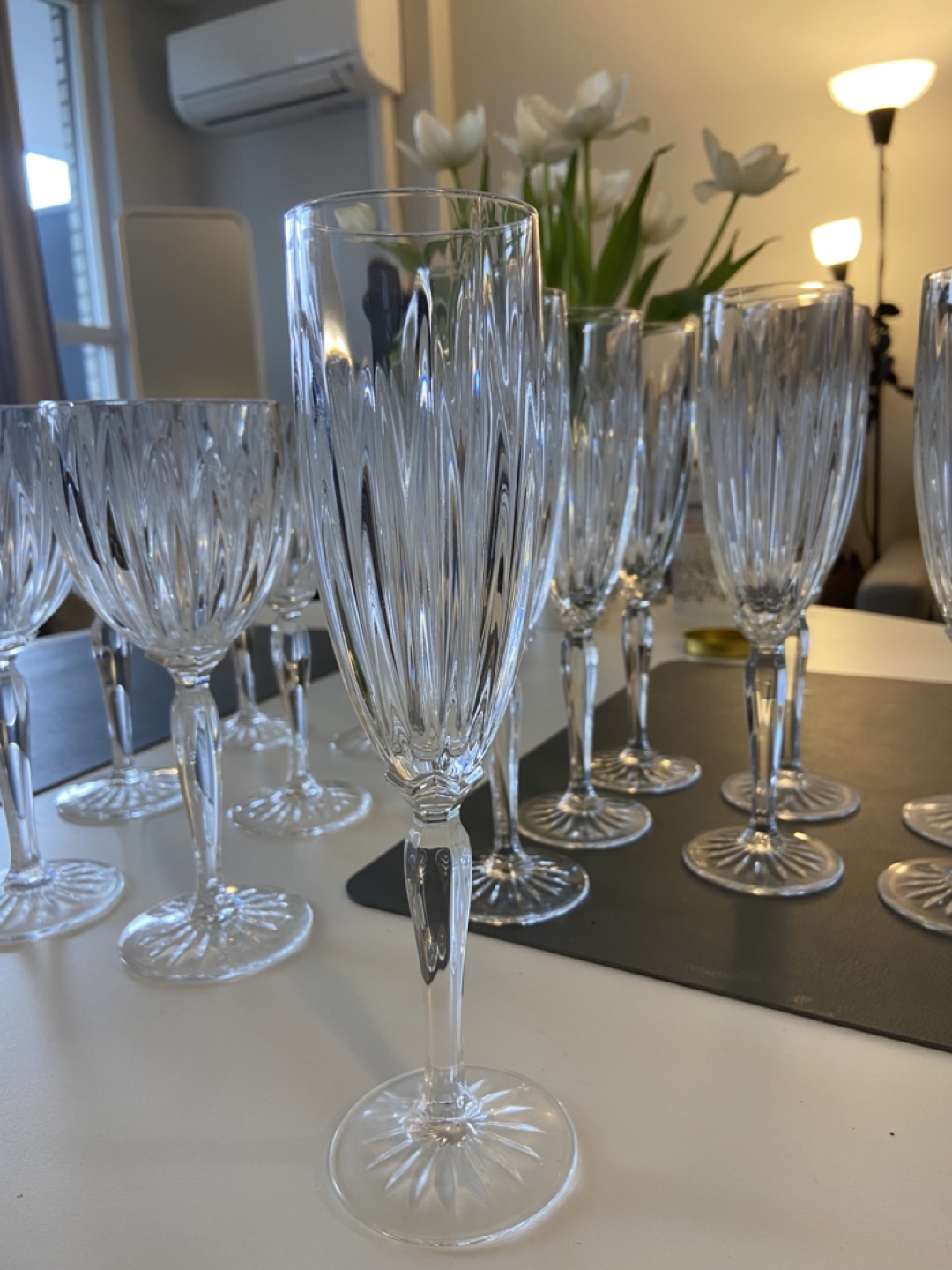Set of 15 Crystal Wine Glasses & Champagne Flutes - photo 4