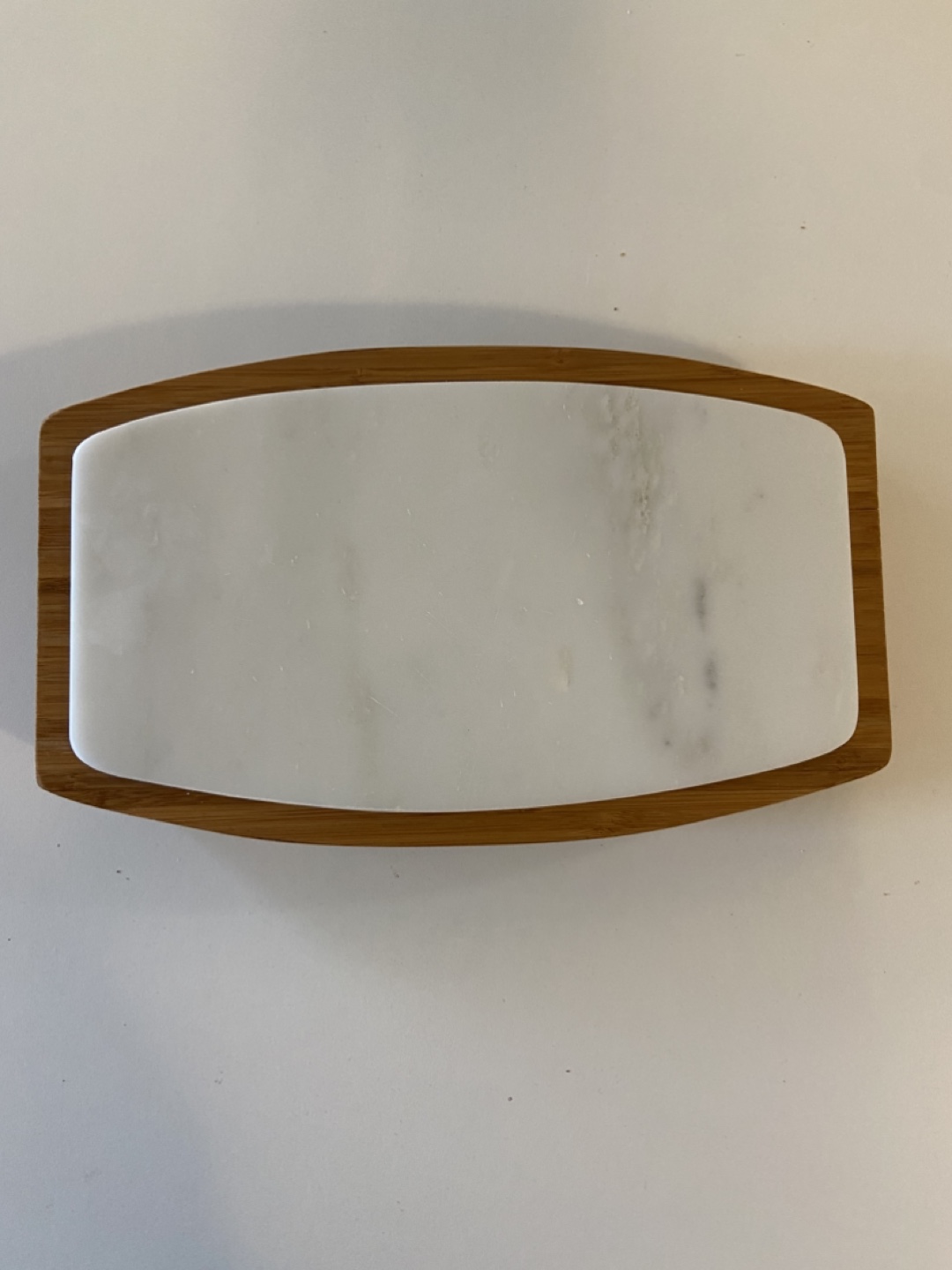 Marble and Bamboo Cheese Board with Cutlery Set - photo 3