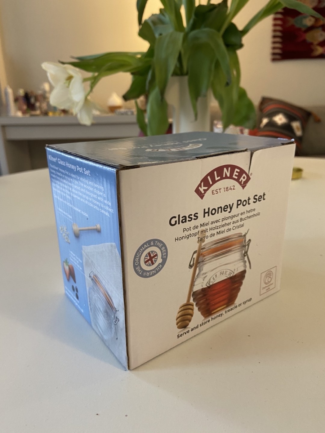 Kilner Glass Honey Pot Set with Wooden Dipper - photo 3