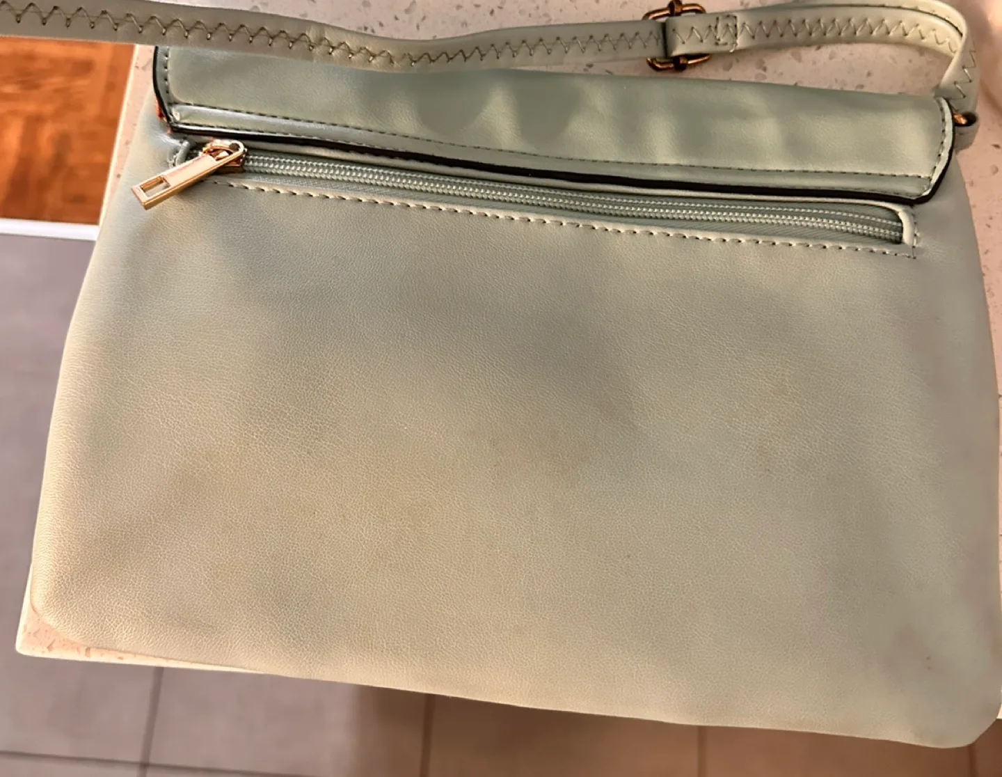 Caprese sage green crossbody bag image indicator(2)