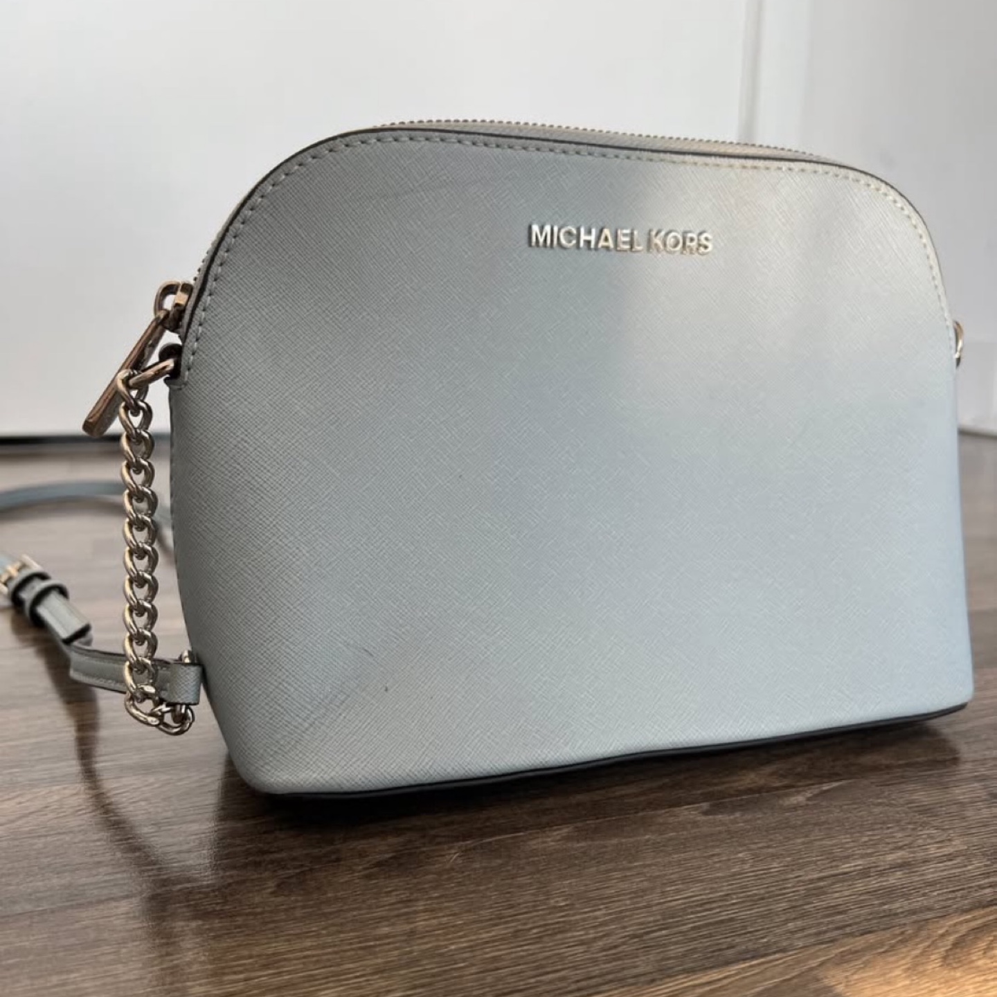 Michael Kors Light Blue Crossbody Bag