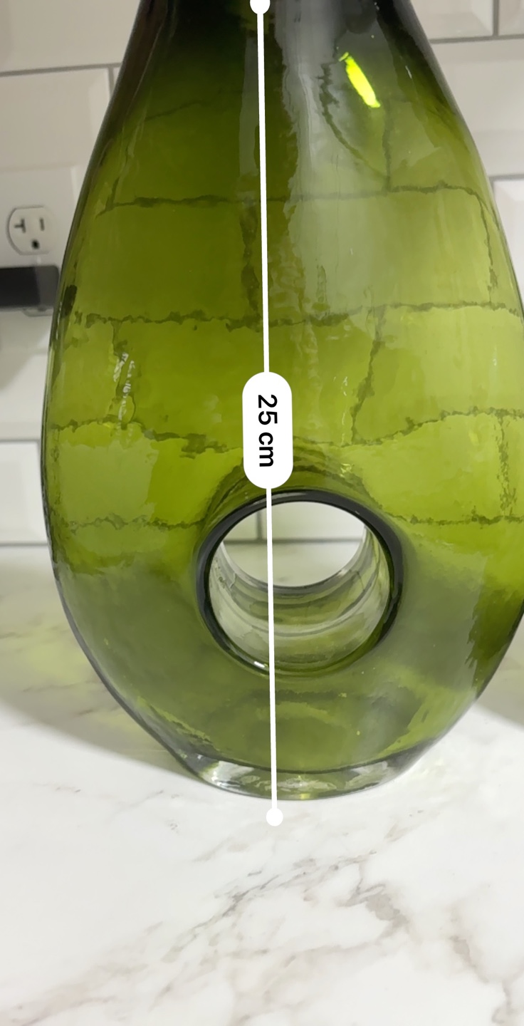 Mid-Century Modern Olive Green Glass Vases - Set of Two - photo 2