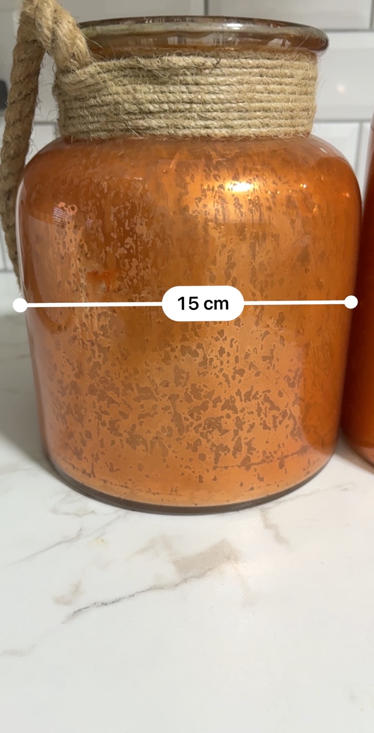 Set of Two Copper Glass Jars with Rope Accents - photo 4