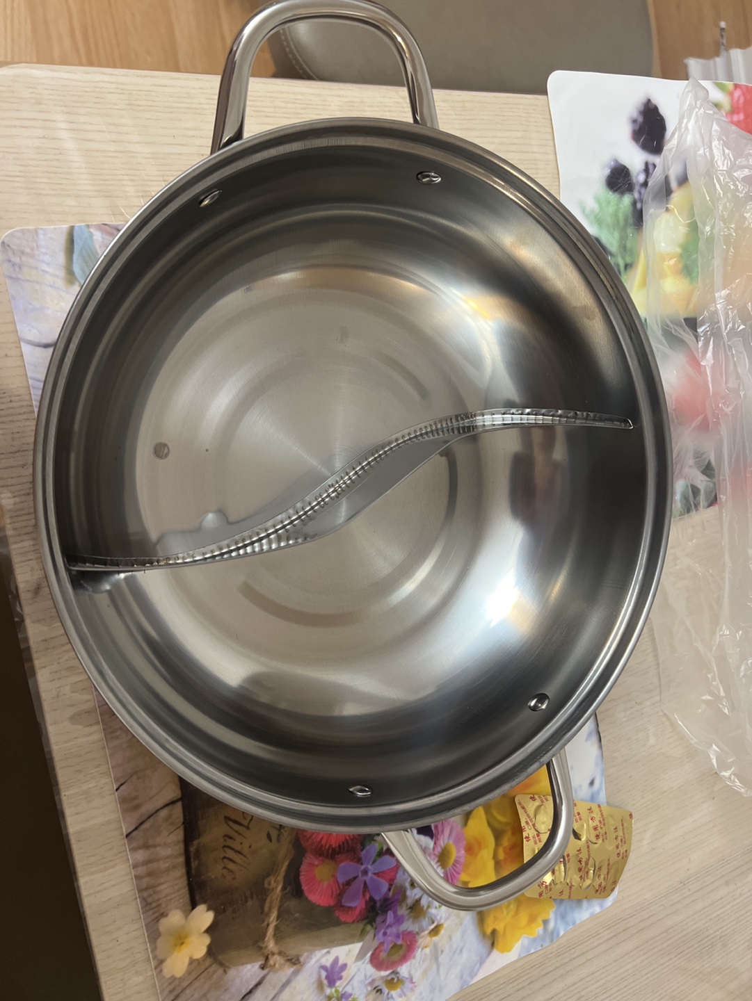 Stainless Steel Divider Hot Pot