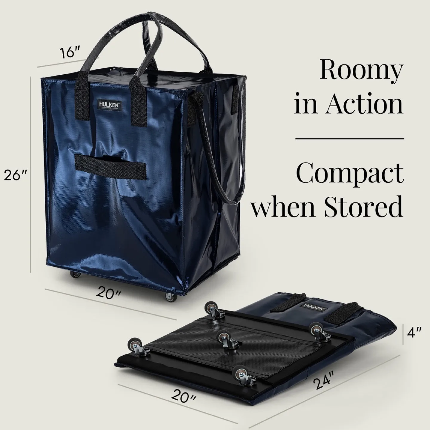 Hulken Rolling Utility Bag - Midnight Blue image indicator(2)