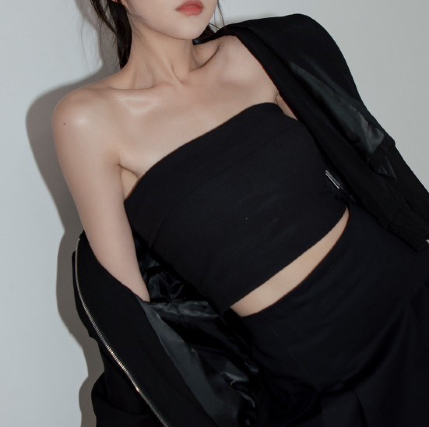 [An’Q] Black Tube Top