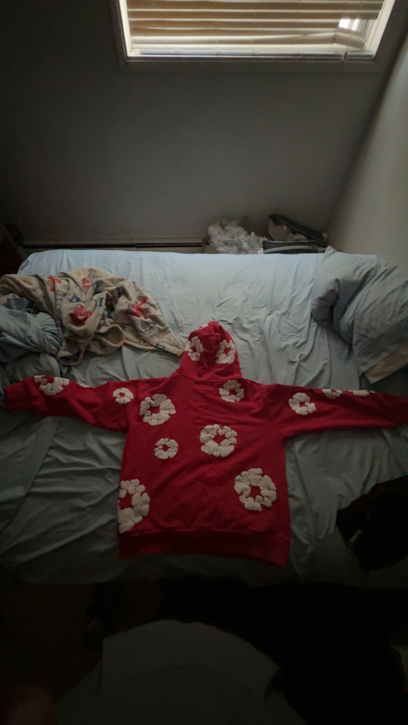 Denim Tears x African Diaspora Goods Red Hoodie - Size M - photo 3