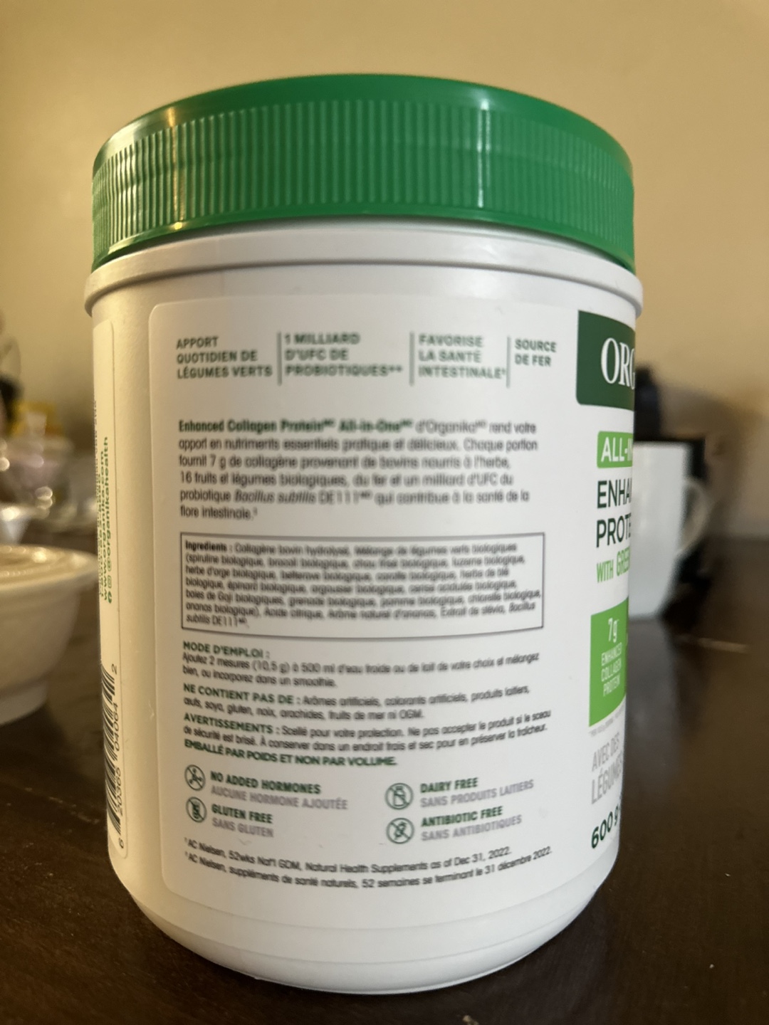 Organika Enhanced Collagen Protein All-in-One, 600g - photo 3