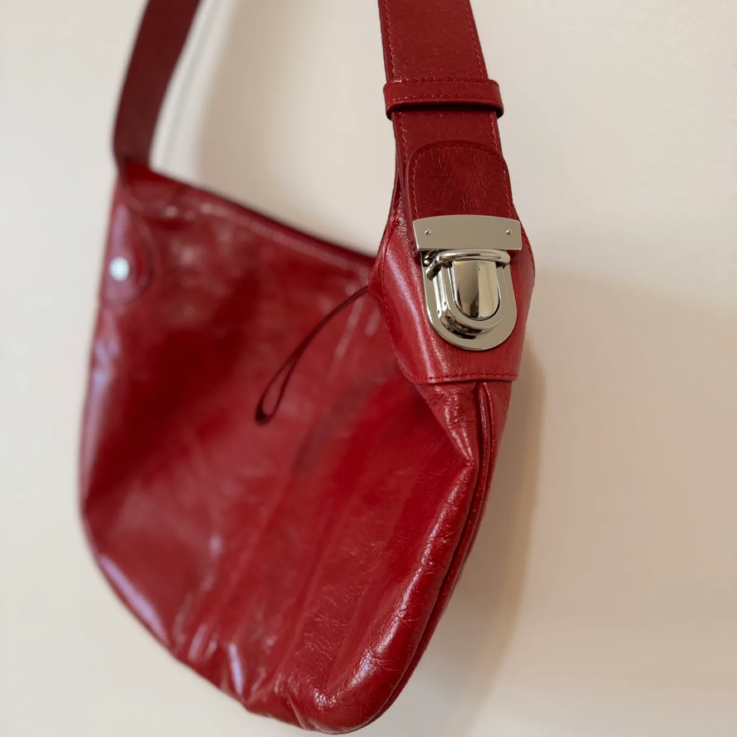 Vintage Danier Italian Leather Shoulder Bag image indicator(3)