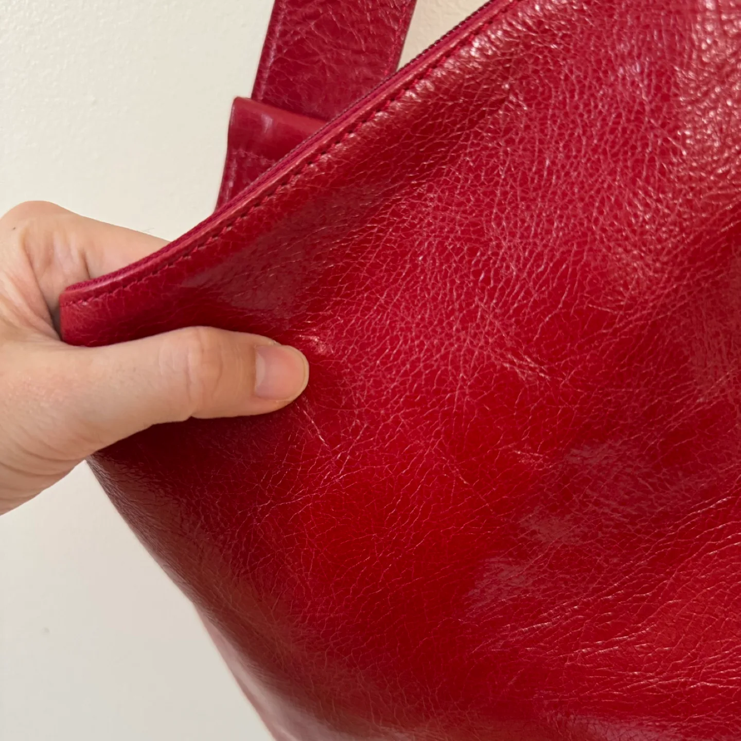 Vintage Danier Italian Leather Shoulder Bag image indicator(5)