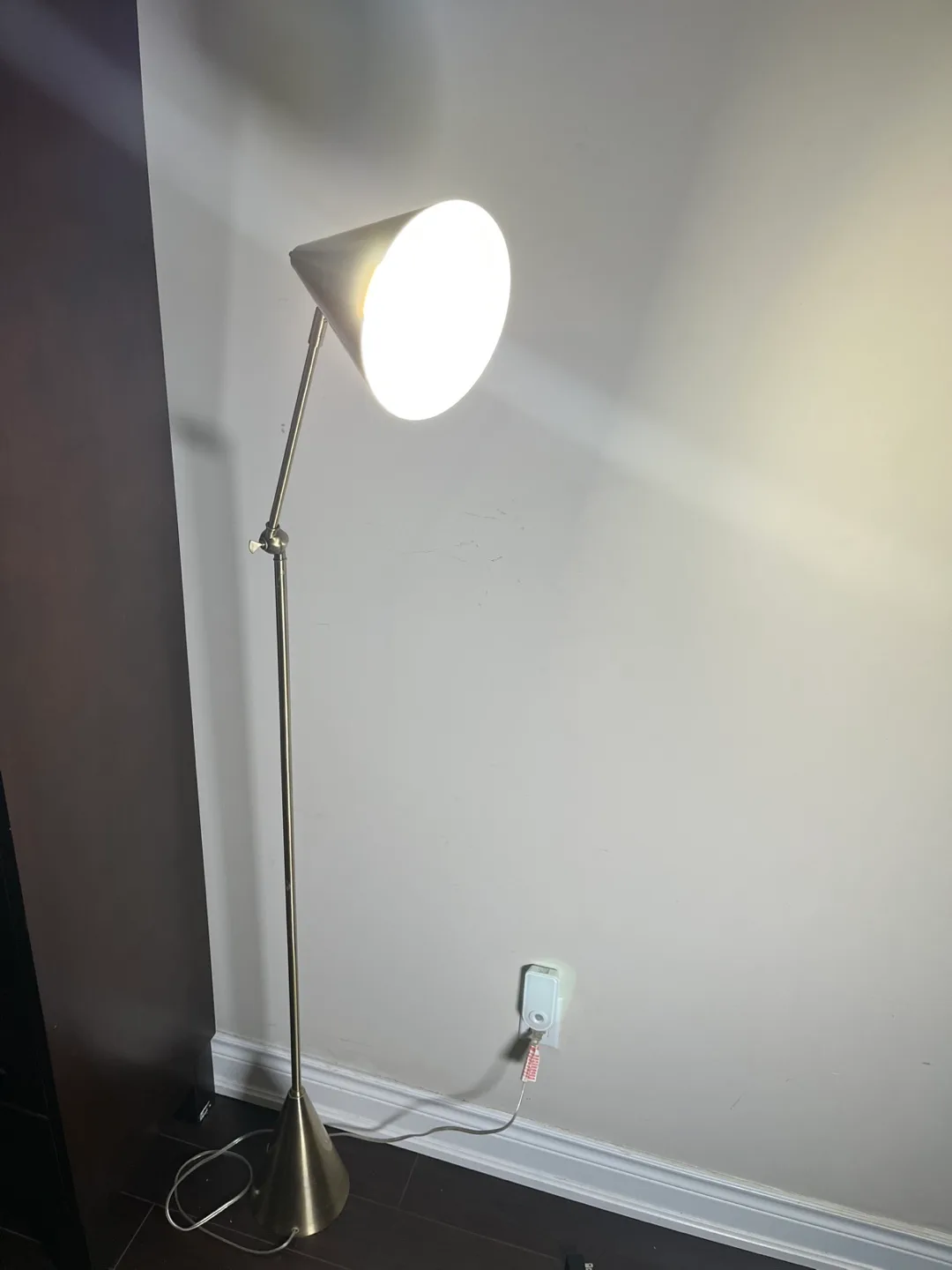 Adjustable Gold Floor Lamp image indicator(2)