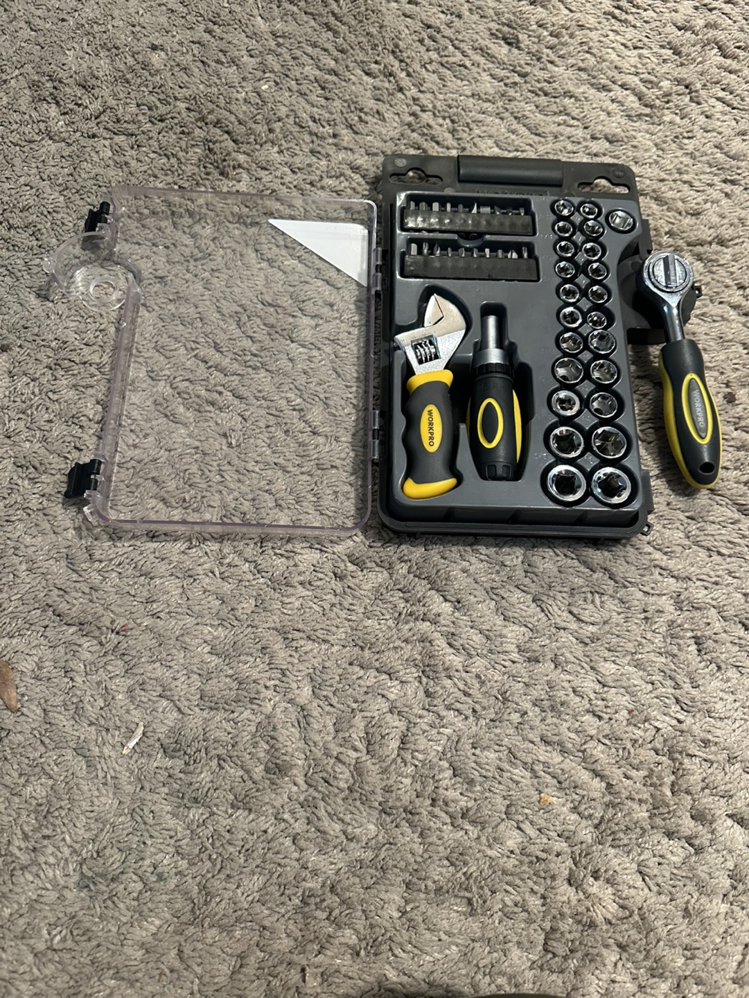 WORKPRO 46-Piece Stubby Tool Set