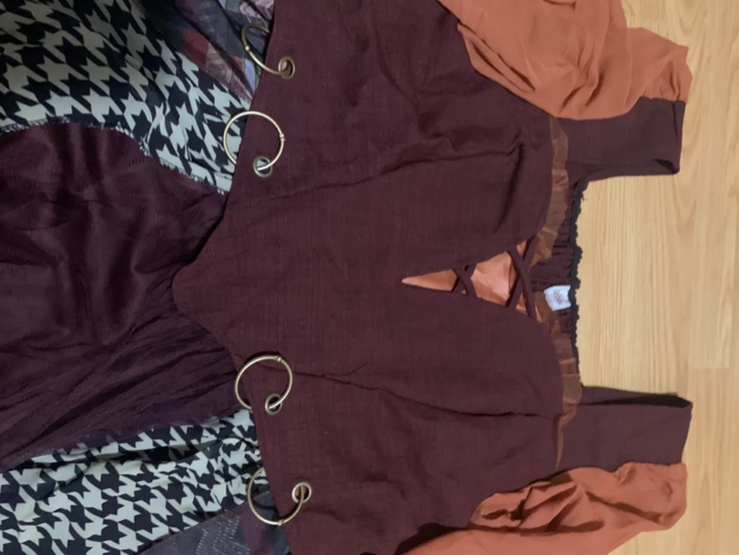 Unique Patchwork Maxi Dress thumbnail