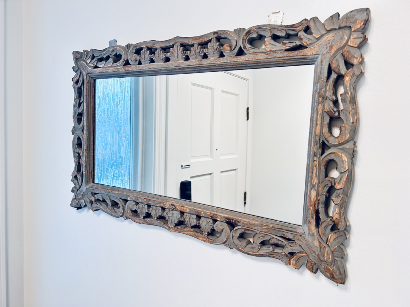 Ornate Wooden Mirror