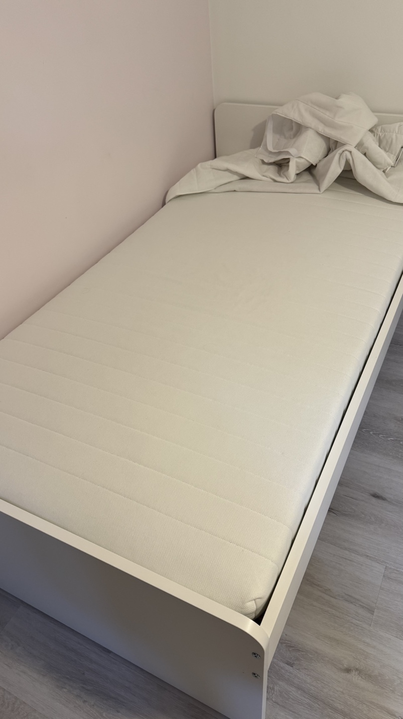 IKEA Single Bed Frame with Mattress