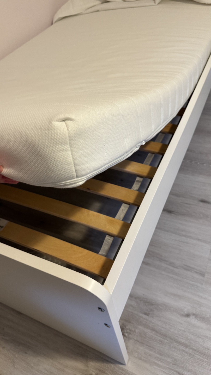 IKEA Single Bed Frame with Mattress - photo 3