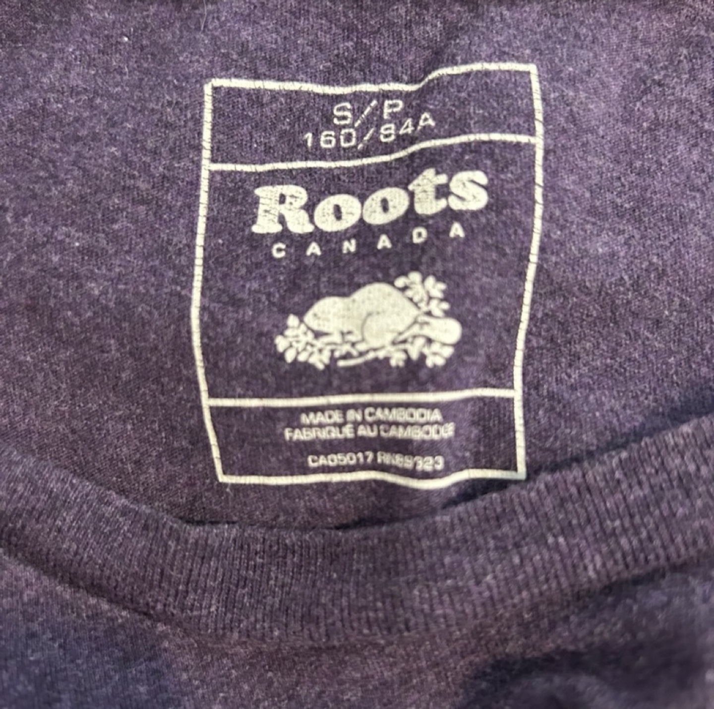 Roots Canada Purple T-Shirt Size Small - photo 3
