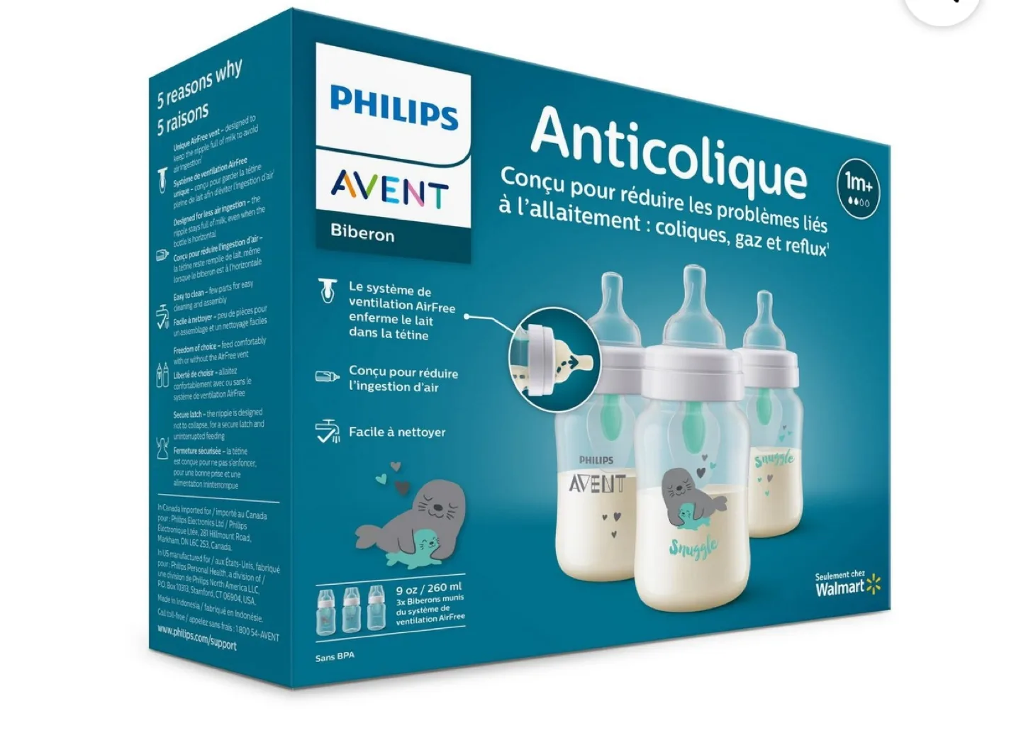 Philips Avent Anti-Colic Baby Bottles (3-pack) image indicator(5)