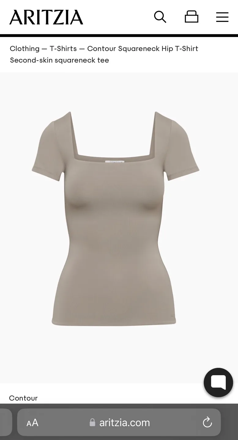 Aritzia Contour Squareneck T-Shirt image indicator(3)