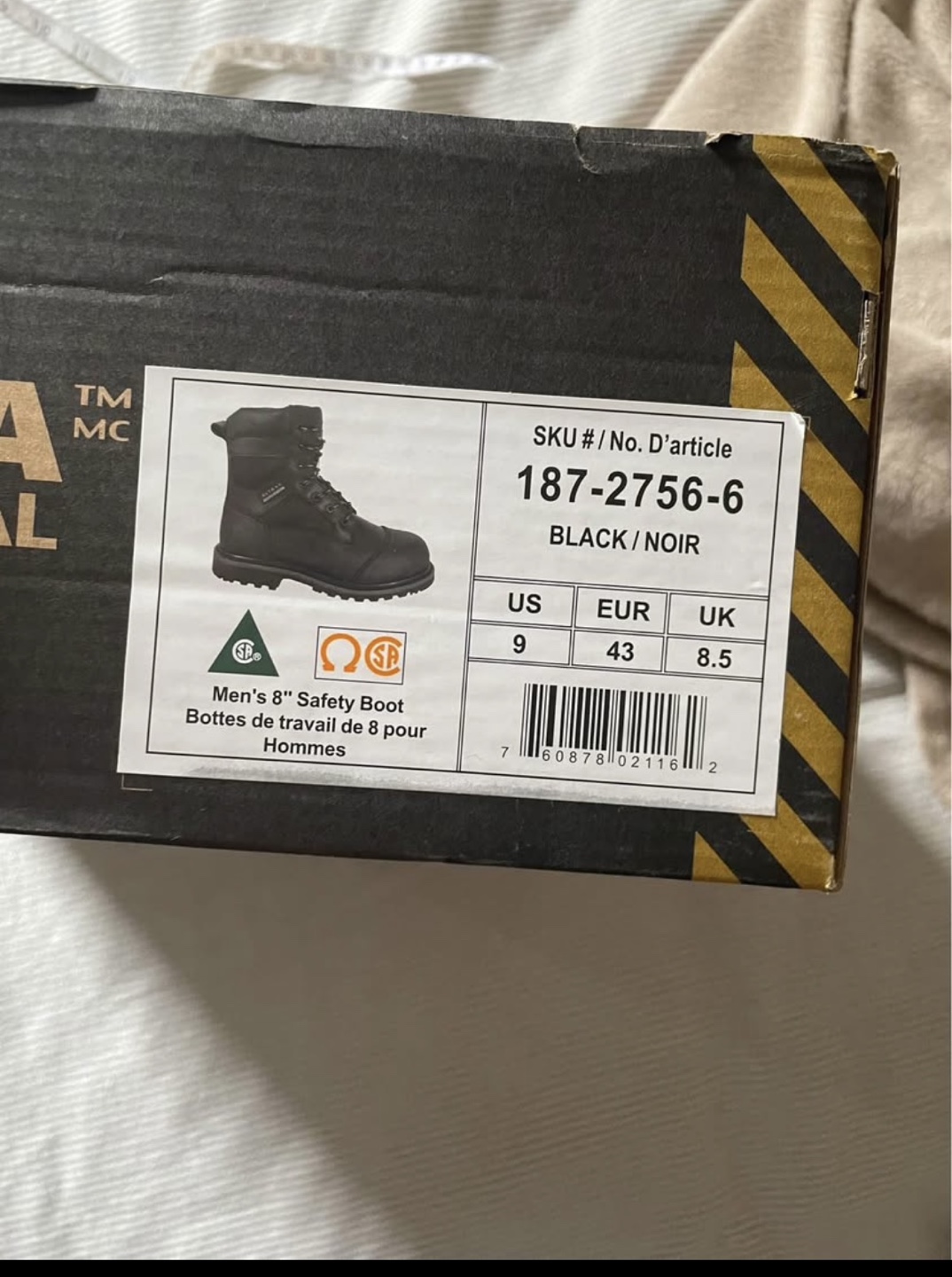Men's Altra Industrial 8" Safety Boots - Size 9 - photo 4