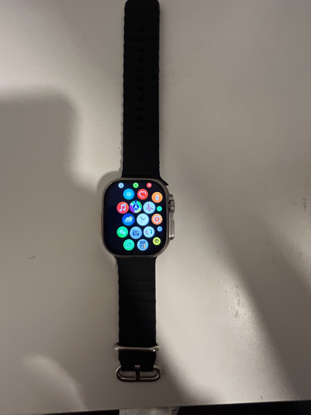 Apple Watch Ultra Smartwatch with Black Sport Band
