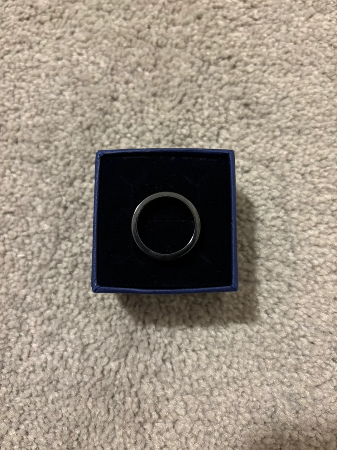 Michael Hill Black Titanium & 10k Yellow Gold Ring Size 9 image indicator(3)