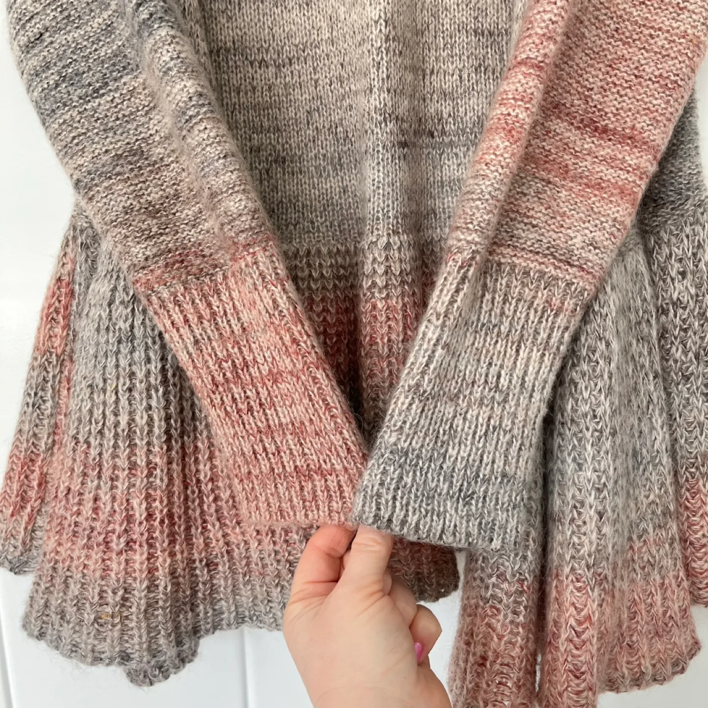 Anthropologie Knitted & Knotted Ombre Soft Cardigan image indicator(2)