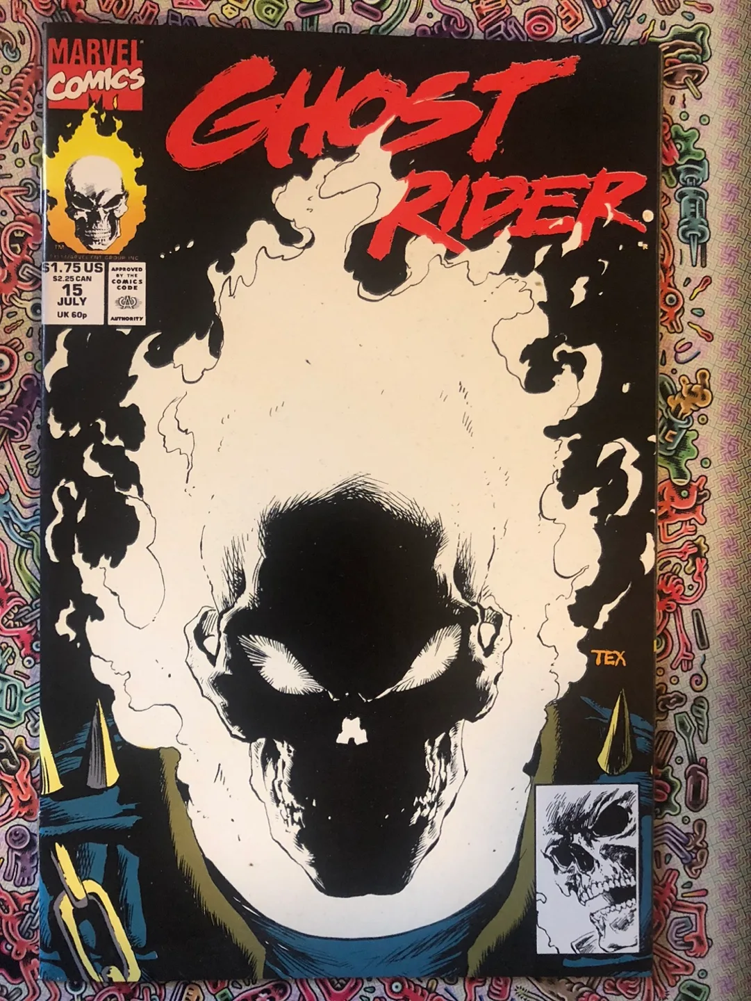 Ghost Rider 1990 1+15 Glow in the dark!! image indicator(2)