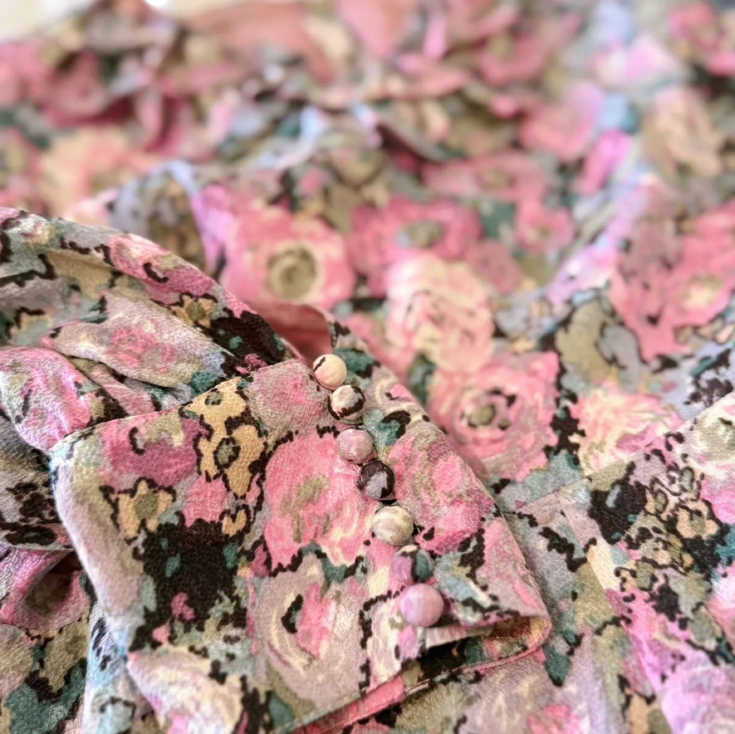 Vintage Floral Brocade Party Dress image indicator(5)