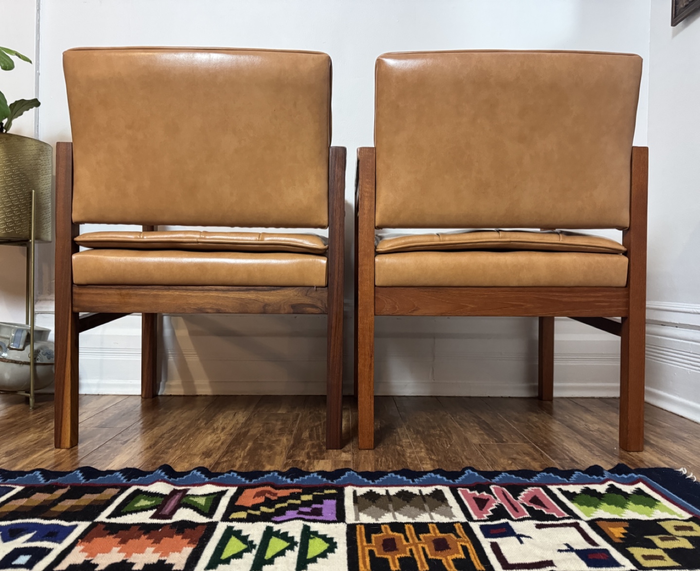Vintage 60s Solid Wood Armchairs - photo 4