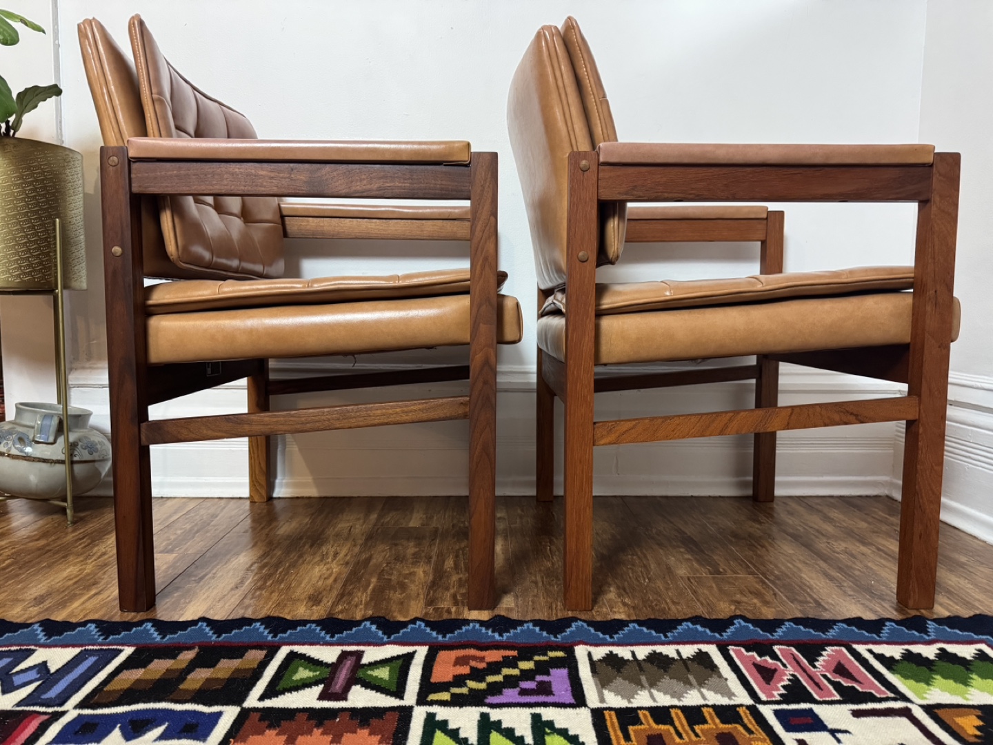 Vintage 60s Solid Wood Armchairs - photo 3
