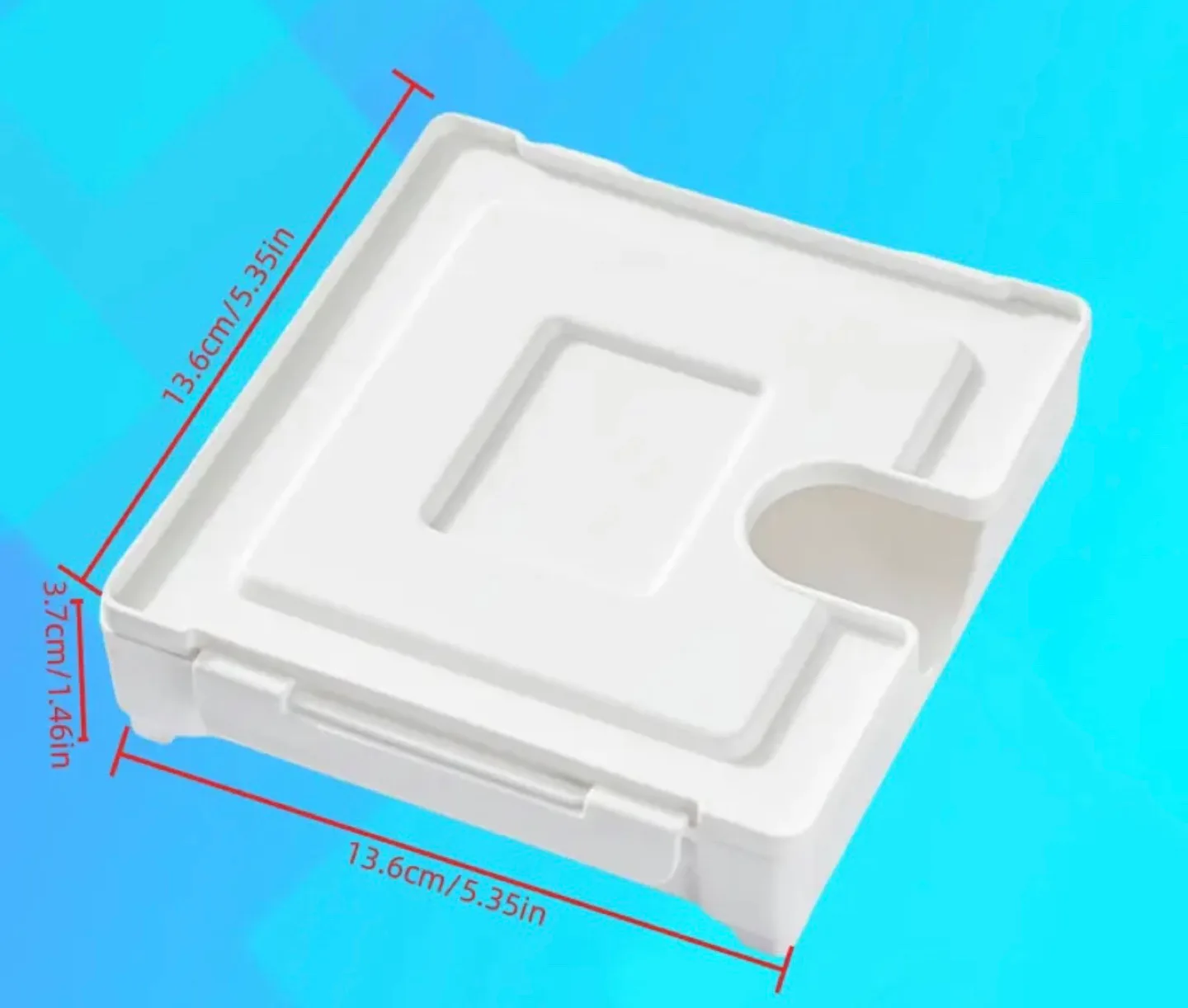 White Plastic Coffee Filter Paper Holder image indicator(2)