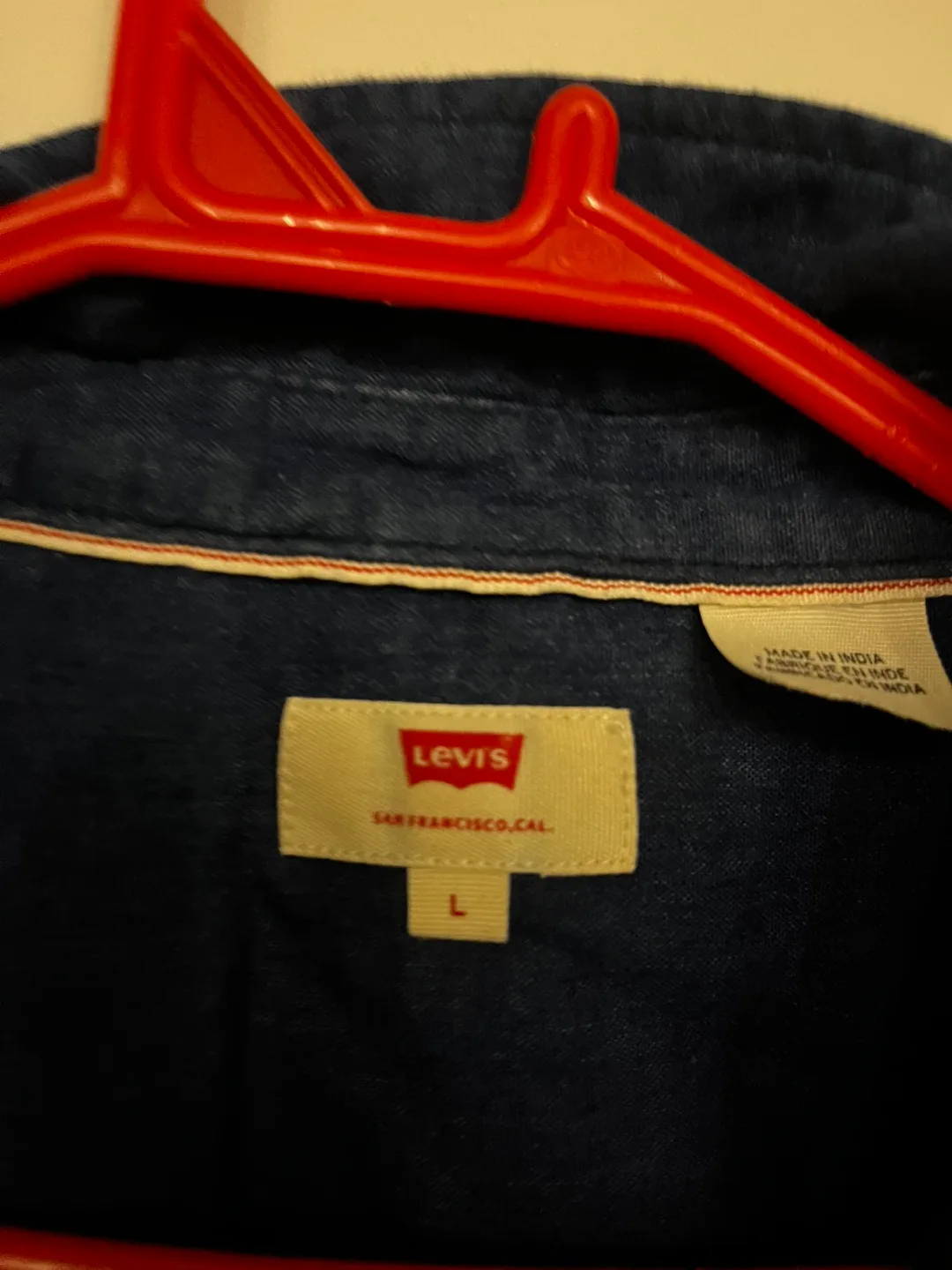 Levi's  Size Large Denim Shirt image indicator(2)