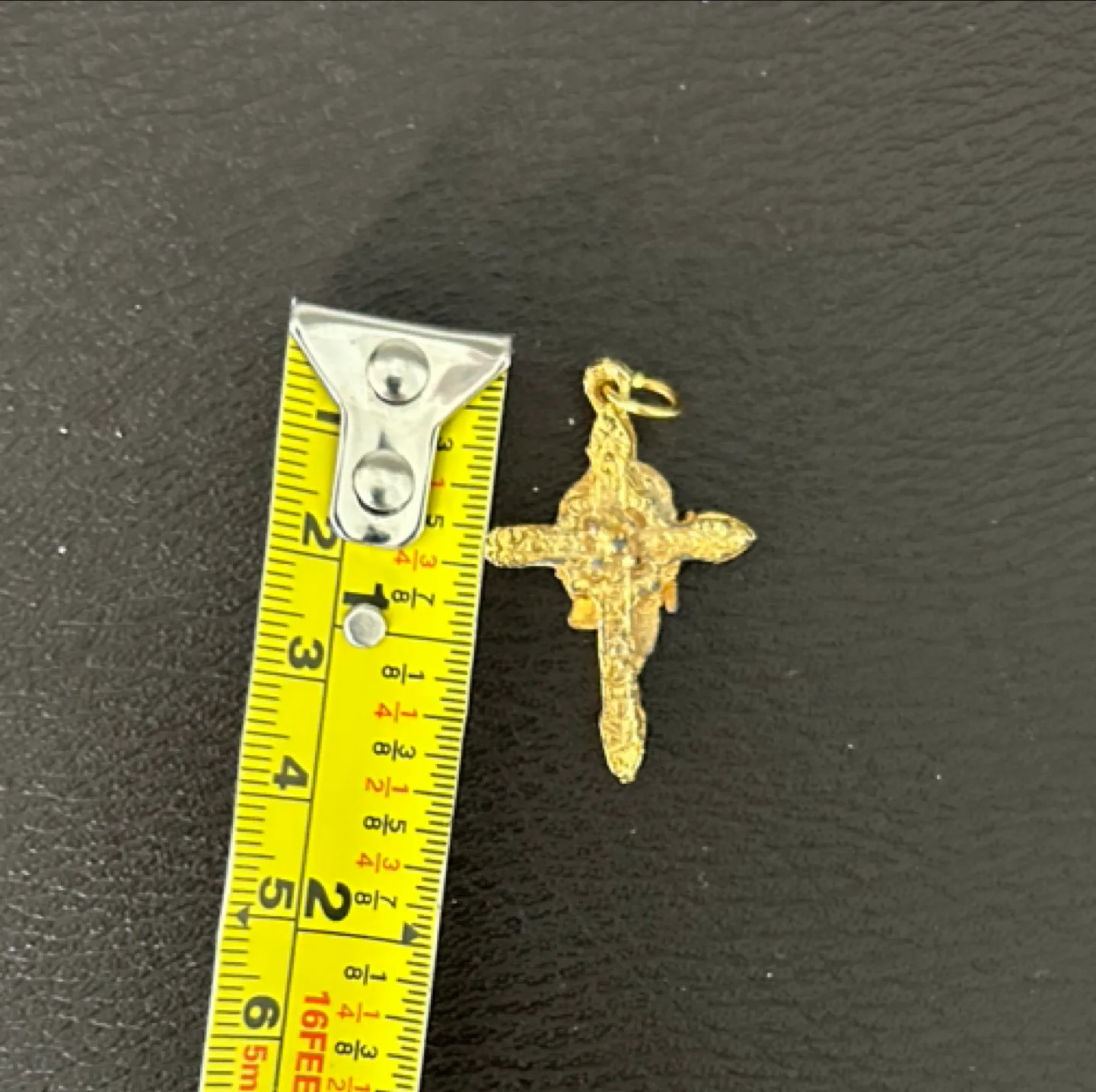 Gold Cross Pendant Charm image indicator(2)