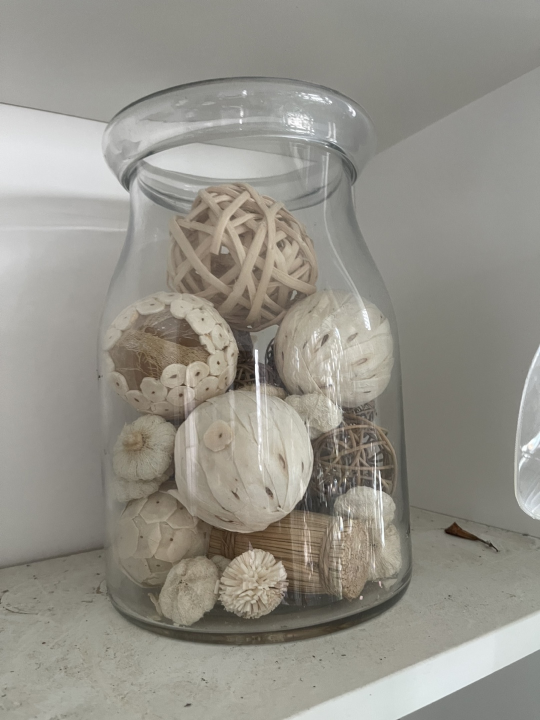 Decorative Glass Jar with Potpourri