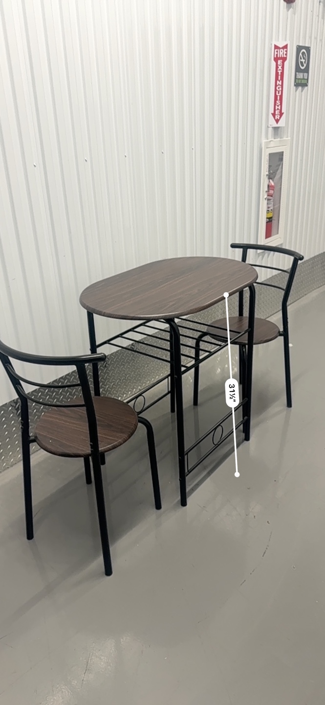 Free delivery Small Kitchen Table Set with Two Chairs - photo 2